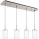 Verona LED 5.13 inch Brushed Nickel Multi Pendant Ceiling Light
