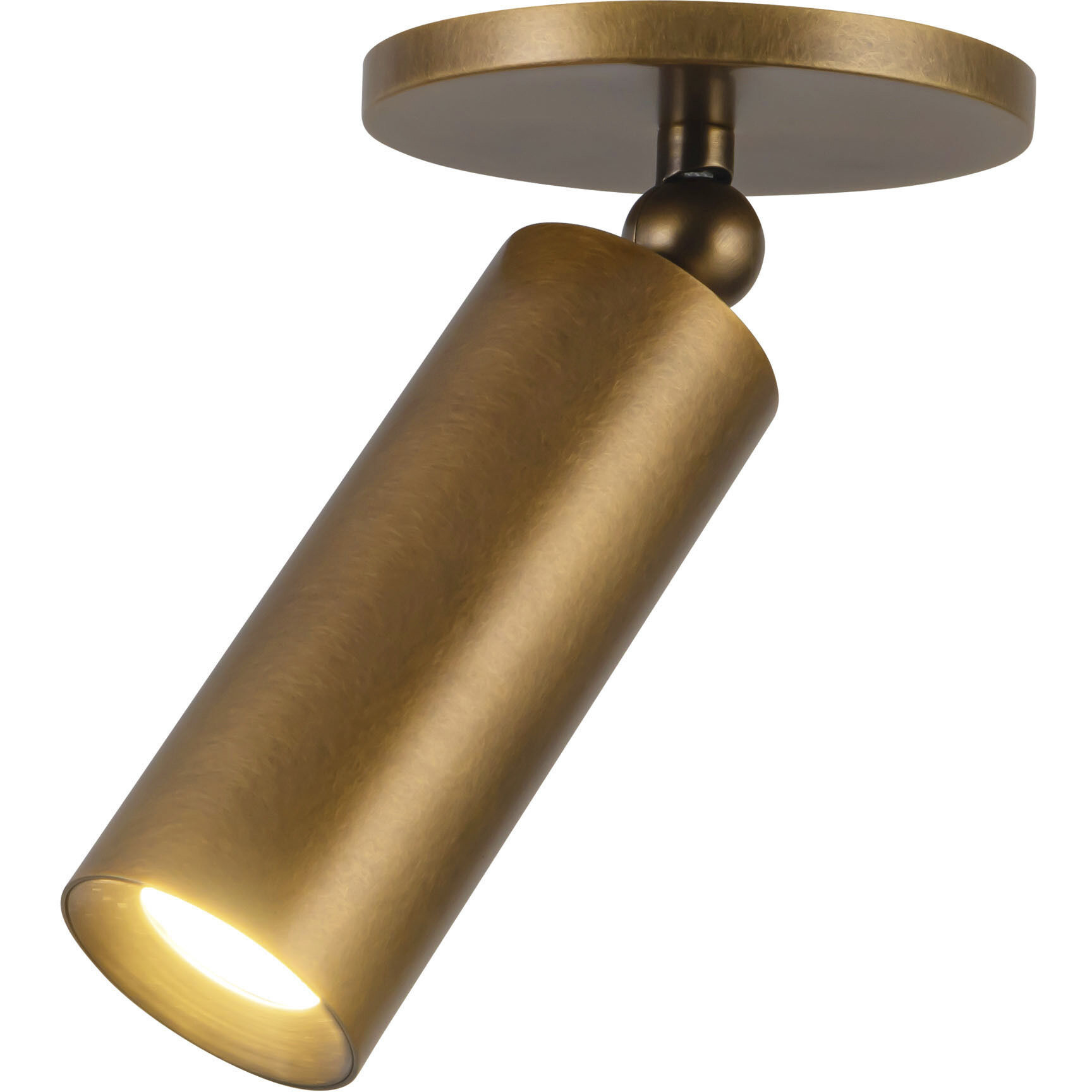 Mason 4.63 inch Vintage Brass Semi-Flush Mount Ceiling Light