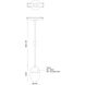 Eloa 48V DC White Trilo Track Pendant Ceiling Light
