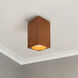 Bosco 5 inch Natural Oak Flush Mount Ceiling Light
