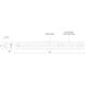 Lighthouse LED 38 inch Brushed Gold Bath Vanity Light Wall Light