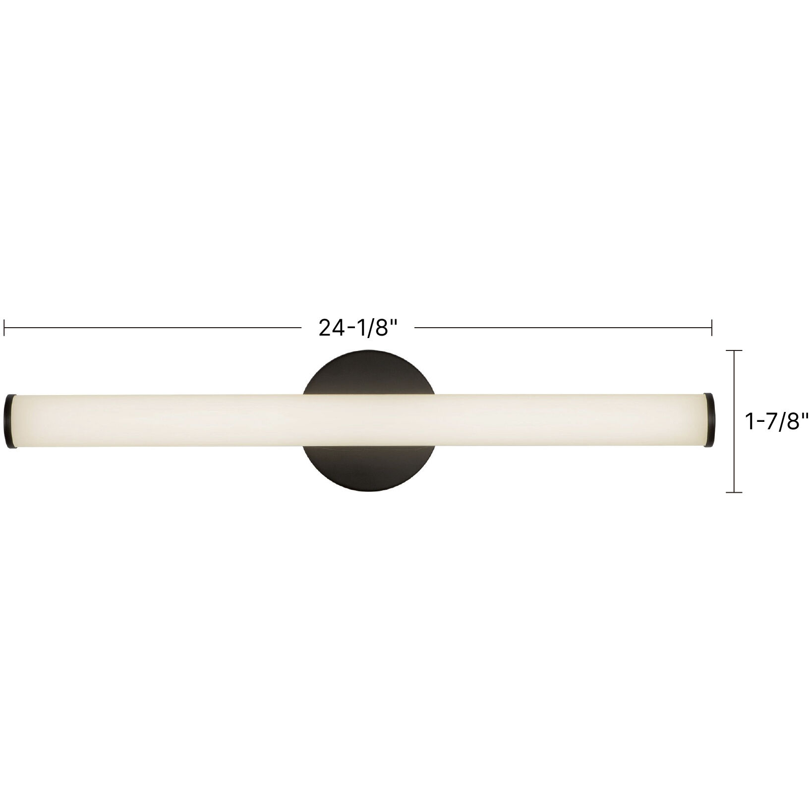 Tectra 1.88 inch Brushed Nickel ADA Wall Sconce Wall Light