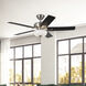 Erikson 52 inch Brushed Nickel Ceiling Fan