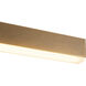 Vega 19 watt 30.88 inch Vintage Brass Wall/Picture Light Wall Light