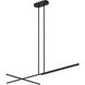 Shift LED 59.88 inch Black Linear Pendant Ceiling Light