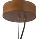 Bosco 24.25 inch Natural Oak Chandelier Ceiling Light
