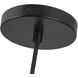 Kirby 1 Light 22.25 inch Black Pendant Ceiling Light