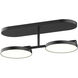Novel LED 13.25 inch Black Bath Vanity Light Wall Light