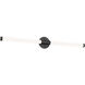 Akari LED 38.58 inch Black Bath Vanity Light Wall Light