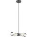 Motif LED 5.63 inch Black Linear Pendant Ceiling Light