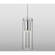 Champagne LED 4 inch Chrome Pendant Ceiling Light