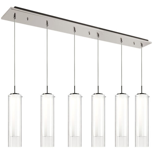 Verona LED 5.13 inch Brushed Nickel Multi Pendant Ceiling Light