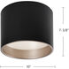 Mousinni LED 10 inch Black Flush Mount Ceiling Light