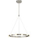 Rezz Pendant Ceiling Light in Brushed Nickel