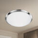 Malta LED 15 inch Brushed Nickel Flush Mount Ceiling Light