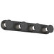 Edna LED 16 inch Black Bath Vanity Light Wall Light