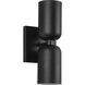 Nola 2 Light 3.63 inch Black Wall Sconce Wall Light in Matte Opal Glass