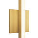 Vega LED 1 inch Brushed Gold ADA Wall Sconce Wall Light