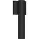 Lorna LED 12.38 inch Black Exterior Wall Sconce