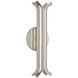 Husk Wall Sconce Wall Light in Polished Nickel