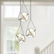 Aries LED 28 inch Brushed Gold Chandelier Ceiling Light