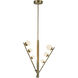 Juniper LED 9.63 inch Brushed Gold Pendant Ceiling Light