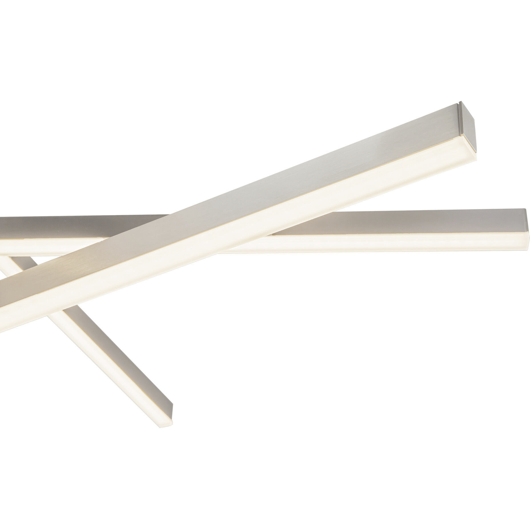 Vega LED 0.75 inch Brushed Nickel Chandelier Ceiling Light