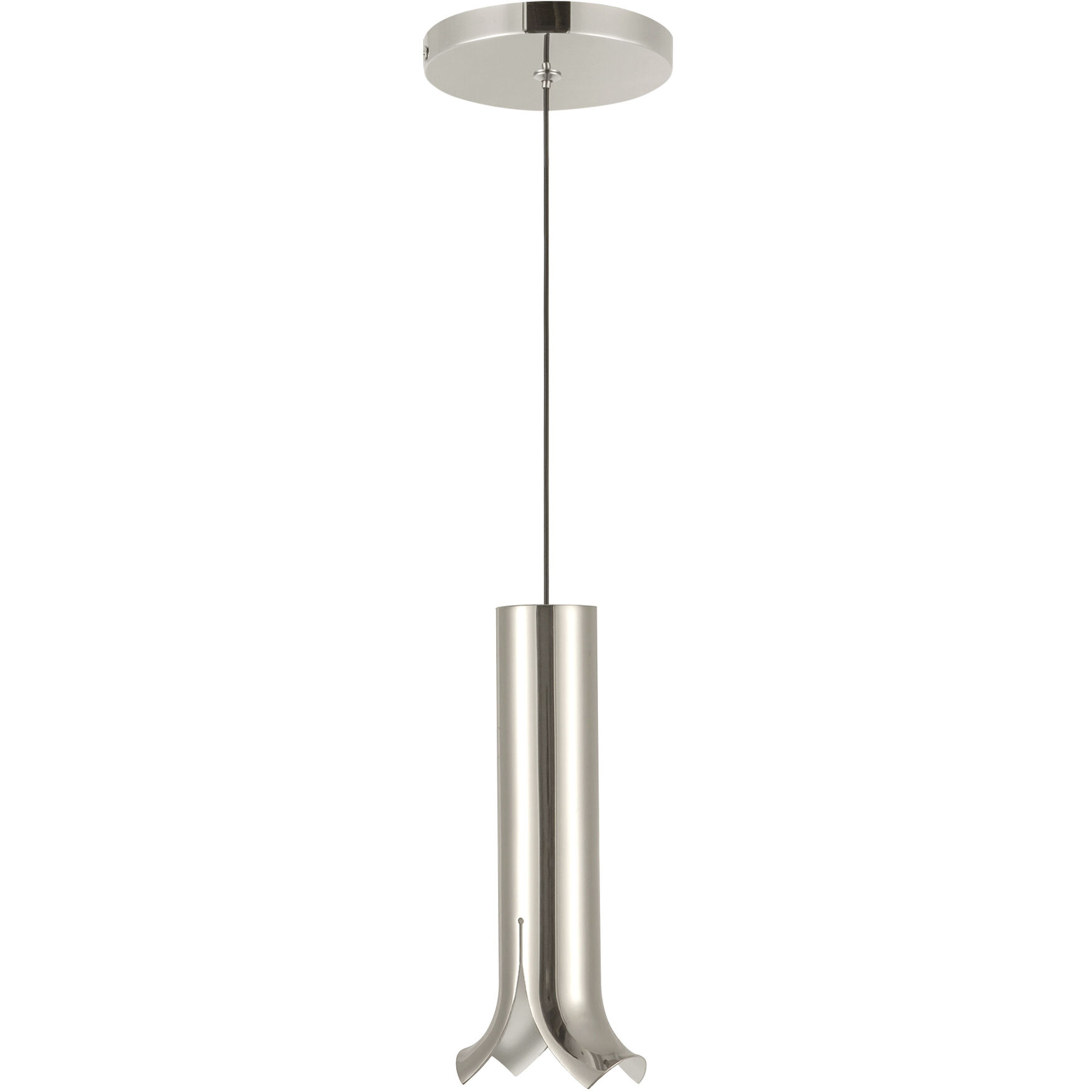 Husk Pendant Ceiling Light in Polished Nickel