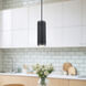 Micro 1 Light 2.63 inch Black Pendant Ceiling Light