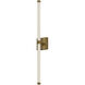 Blade LED 32 inch Brushed Gold Bath Vanity Light Wall Light