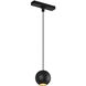 Faria 48V DC Black Trilo Track Pendant Ceiling Light