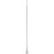 Taper LED 1.25 inch Chrome Pendant Ceiling Light
