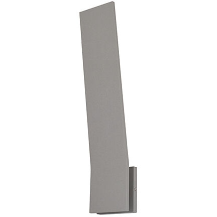 Nevis LED 24.13 inch Gray Exterior Wall Sconce