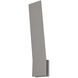 Nevis LED 24.13 inch Gray Exterior Wall Sconce