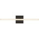 Vega LED 1 inch Black ADA Wall Sconce Wall Light