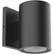 Nordic LED 5 inch Black Exterior Wall Sconce