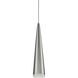 Mina LED 2.75 inch Brushed Nickel Pendant Ceiling Light