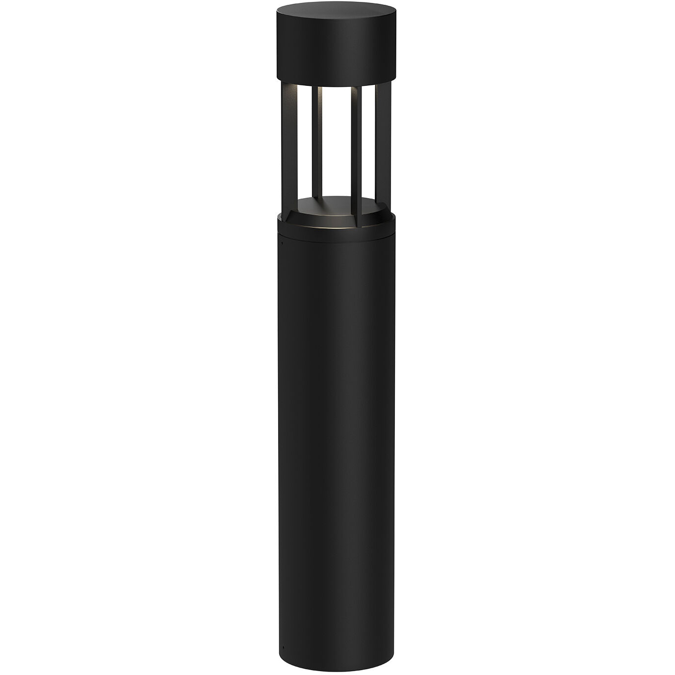 Novato 120-277V 24.00 watt Black Exterior Bollard
