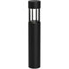 Novato 120-277V 24.00 watt Black Exterior Bollard