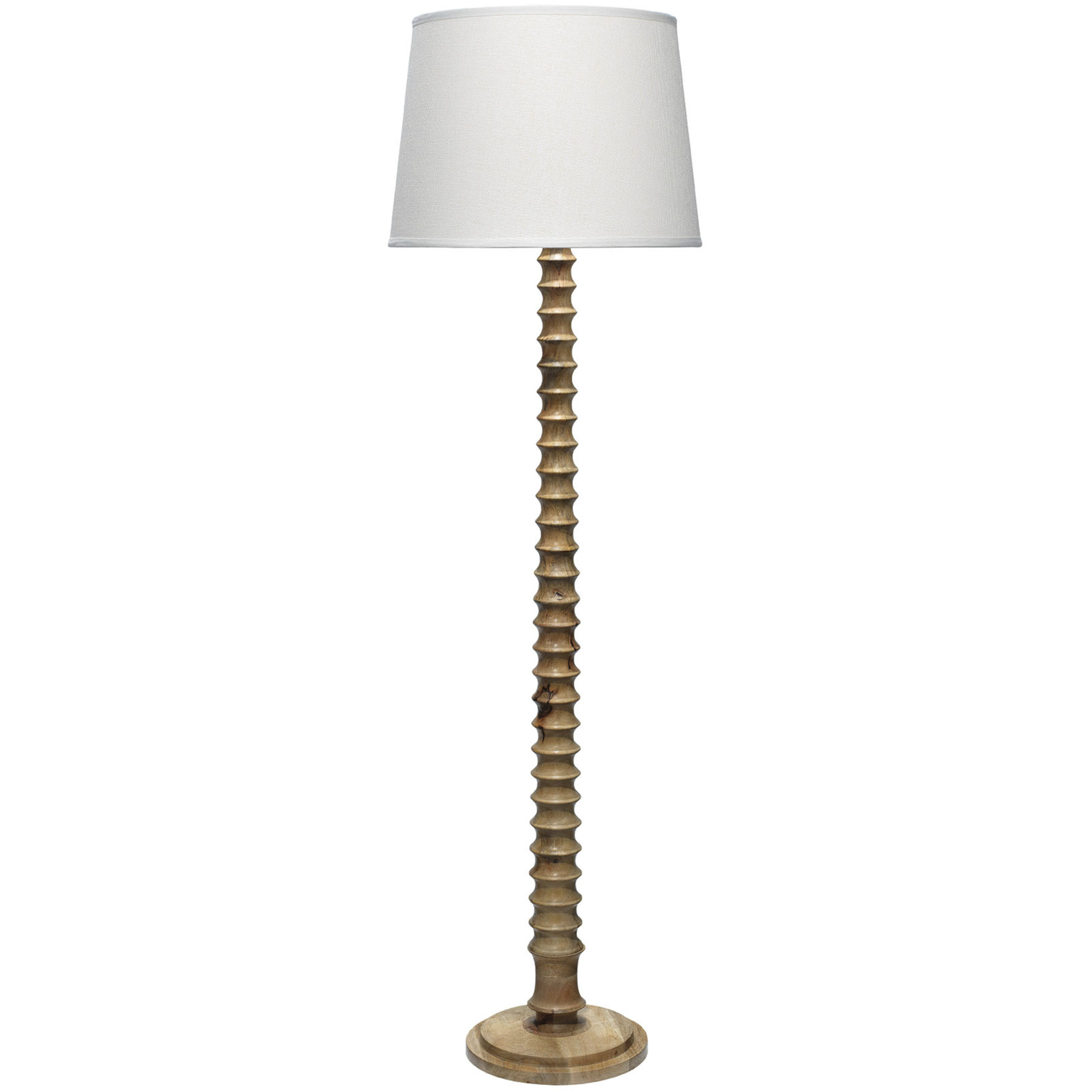 Revolution 62.75 inch 150 watt Bleached Wood Floor Lamp Portable Light