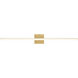 Vega LED 1 inch Brushed Gold ADA Wall Sconce Wall Light