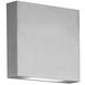 Mica All-terior Wall Light in Brushed Nickel