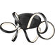 Synergy LED 20 inch Black Flush Mount Ceiling Light