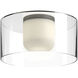 Birch LED 12 inch Black Flush Mount Ceiling Light
