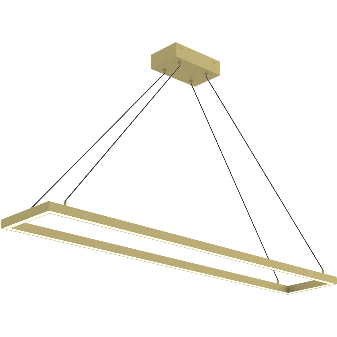 Piazza led rectangle pendant hot sale