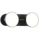 Novel LED 13.25 inch Black Bath Vanity Light Wall Light