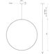 Cirque LED 48 inch Black Pendant Ceiling Light