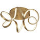 Synergy LED 20 inch Antique Brass Flush Mount Ceiling Light