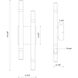 Draven Wall Sconce Wall Light in Black