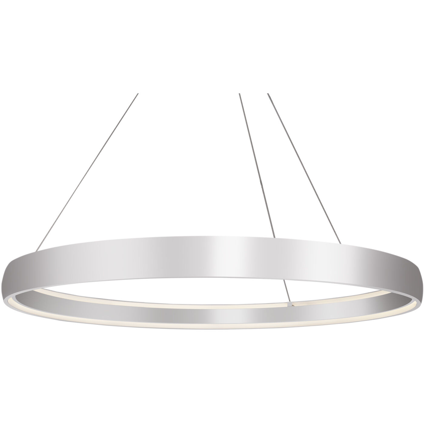 Halo LED 71.63 inch Brushed Silver Pendant Ceiling Light